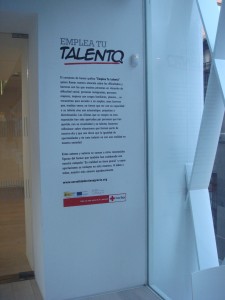 Panel explicativo de la exposición